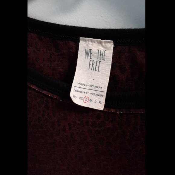 ⁕ We The Free ⁕  Free People  ⁕ Cheetah Print Clare Tee ⁕ NWOT Size S - Picture 3 of 7
